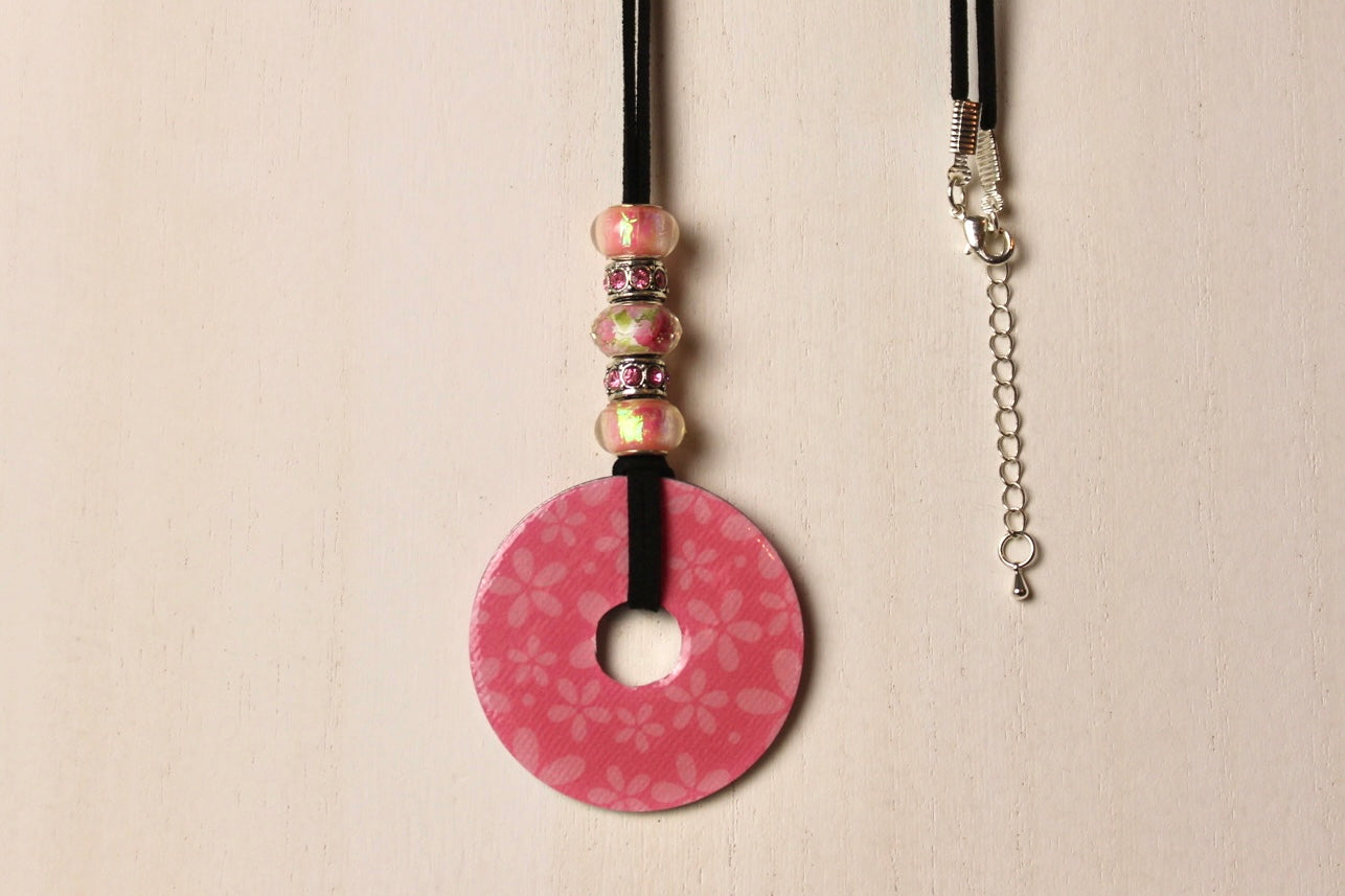 Pink Beaded Necklace