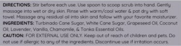Midnight Hand & Foot Sugar Scrub