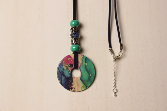 Blue & Turquoise Beaded Necklace