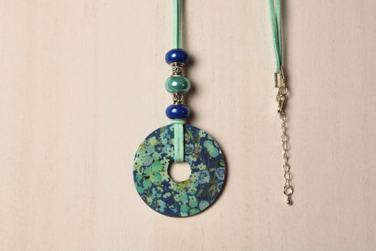 Blue & Turquoise Beaded Necklace