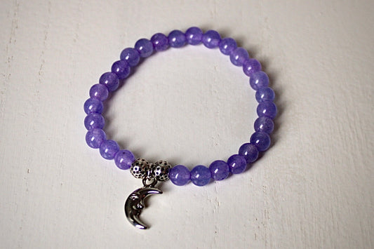 Purple Beaded Bracelet - Children (5 years or older recommended) (Copy)